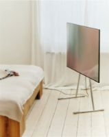 Bild von Pedestal Pipe Viva TV-Ständer, H: 102 cm – Chrom