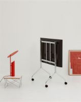 Bild von Standfuß Pipe Moon Rollin' TV-Stativ 107x78 cm - Chrom