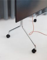 Bild von Standfuß Pipe Moon Rollin' TV-Stativ 107x78 cm - Chrom