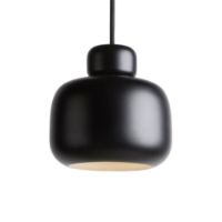Bild von Woud Stone Anhänger Groß Ø: 24 cm - Schwarz