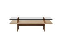 Bild von Woud Parallel Couchtisch 120x60 cm - Weiß pigmentierte lackierte Eiche