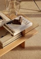 Bild von Woud Parallel Couchtisch 120x60 cm - Weiß pigmentierte lackierte Eiche