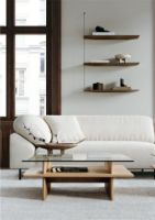 Bild von Woud Parallel Couchtisch 120x60 cm - Weiß pigmentierte lackierte Eiche