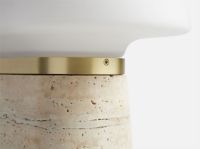 Bild von Woud Nova Tischleuchte H: 27,5 cm - Travertin