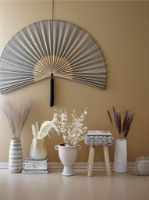 Bild von Bloomingville Jaime Wanddekoration 145x72 cm - Bambus/Schwarz Karagumoy