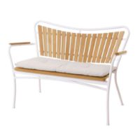 Bild von Mandalay Sitzkissen für Marguerit Bank L: 112 cm – Polyester/Sand