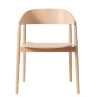 Bild von Andersen Furniture AC2 Stuhl H: 74 cm - Buche/Weiß pigmentierter Lack