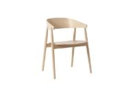 Bild von Andersen Furniture AC2 Stuhl H: 74 cm - Buche/Weiß pigmentierter Lack