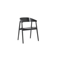 Bild von Andersen Furniture AC2 Stuhl H: 74 cm - Buche/Schwarzlack