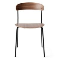 Bild von New Works Missing Chair SH: 46 cm - Lackierter Nussbaum/Ultra 574 Brandy
