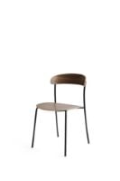 Bild von New Works Missing Chair SH: 46 cm - Lackierter Nussbaum/Ultra 574 Brandy