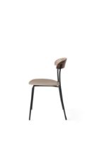 Bild von New Works Missing Chair SH: 46 cm - Lackierter Nussbaum/Ultra 574 Brandy