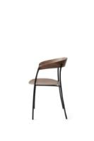 Bild von New Works Missing Armchair Stuhl SH: 46 cm - Lackiert Nussbaum/Ultra 574 Brandy