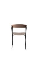 Bild von New Works Missing Armchair Stuhl SH: 46 cm - Lackiert Nussbaum/Ultra 574 Brandy