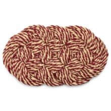 Bild von HAY Coco Fußmatte Swirl 40x80 cm - Bordeaux/Off-White