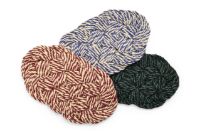Bild von HAY Coco Fußmatte Swirl 40x80 cm - Bordeaux/Off-White