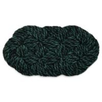 Bild von HAY Coco Fußmatte Swirl 40x80 cm - Grün/Schwarz