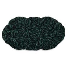 Bild von HAY Coco Fußmatte Swirl 40x80 cm - Grün/Schwarz