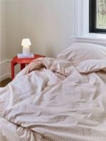 Bild von HAY Fineline Duvet Cover 140x220 cm - Soft Pink