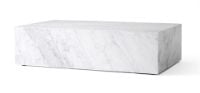 Bild von Audo Copenhagen Sockel, niedrig, H: 27 cm – Weißer Carrara-Marmor. VORBESTELLUNG: SEPTEMBER 2025