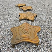 Bild von Wolff Nordic Falling Star Stufenfliese Ø: 35 cm – Gusseisen