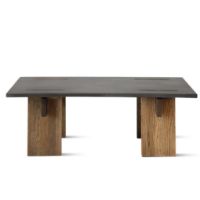 Bild von Eberhart Furniture Arnold H: 38 cm - Dunkler Beton / Dunkler Beton