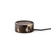 Bild von Design By Us Trip Tragbare Lampe H: 21 cm - Dunkler Lehmmarmor