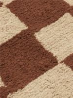 Bild von Ferm Living Mara Waschbarer Teppich 90 x 150 cm – Rost/Warm Sand