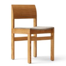 Bild von Form & Refine Sonder Stuhl mit Polsterung H: 79 cm - Naturgeölte Eiche/Hallingdal