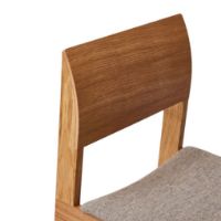 Bild von Form & Refine Sonder Stuhl mit Polsterung H: 79 cm - Naturgeölte Eiche/Hallingdal