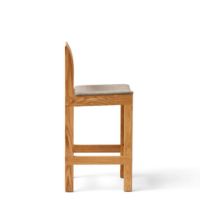 Bild von Form & Refine Sonder Barstuhl mit Polster SH: 66,5 cm - Eiche natur geölt/Hallingdal