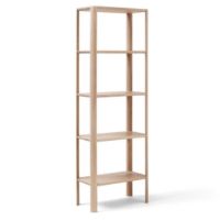 Bild von Form & Refine Leaf Shelf 0,5x5 H: 162 cm - Hvidolieret Eg
