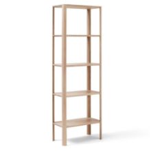 Bild von Form & Refine Leaf Shelf 0,5x5 H: 162 cm - Hvidolieret Eg