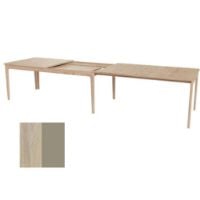 Bild von Skovby SM27 Esstisch inkl. 3 Einlegeplatten L: 205-358 cm - Weiß geölte Eiche/Muskat-Laminat