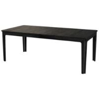 Bild von Skovby SM27 Esstisch inkl. 3 Einlegeplatten L: 205-358 cm - Schwarz lackierte Eiche