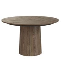 Bild von Skovby SM33 Esstisch inkl. 3 Stk. Einlegeplatten Ø: 123-149 cm - Lackierte Mokka-Eiche