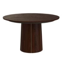 Bild von Skovby SM33 Esstisch inkl. 3 Stk. Einlegeplatten Ø: 123-149 cm - Lackierter Nussbaum