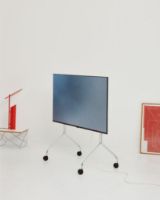 Bild von Standfuß Pipe Moon Rollin' TV-Stativ 107x78 cm - Chrom