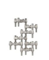Bild von STOFF Nagel Quist Kerzenhalter H: 5,9 cm - Gebürstetes Chrom