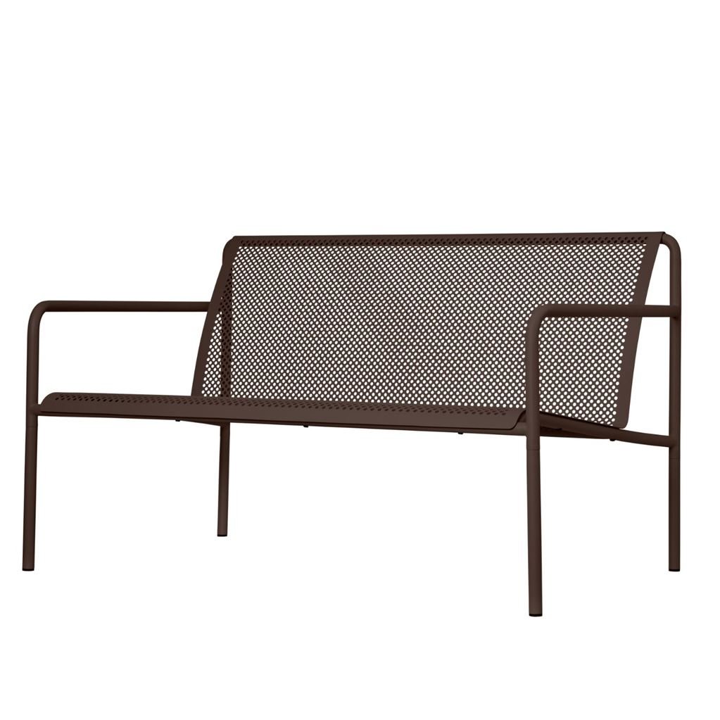 Bild von Ferm Living Dapple Lounge 2-Sitzer L: 131 cm - Dunkle Schokolade
