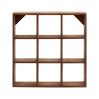 Bild von Nordal Edgy Ossa Tassenregal Klein 40x40 cm - Lackiertes Mangoholz