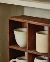 Bild von Nordal Edgy Ossa Tassenregal Mittel 40x53 cm - Lackiertes Mangoholz