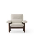 Bild von Audo Copenhagen Brasilia Lounge Chair SH: 39 cm – Walnuss/Moos 0011