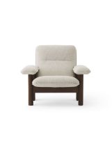Bild von Audo Copenhagen Brasilia Lounge Chair SH: 39 cm – Walnuss/Moos 0011