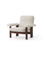 Bild von Audo Copenhagen Brasilia Lounge Chair SH: 39 cm – Walnuss/Moos 0011