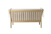 Bild von FDB Furniture J148 2-Personen-Sofa Erik Ole Jørgensen L: 150 cm – Teppich aus Eiche/Pferd