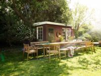 Bild von FDB Furniture M2 Sammen Gartentisch 90x220 cm – Massives Teakholz/Natur