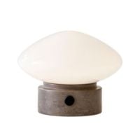 Bild von &Tradition Mist Tragbare Lampe AP21 Grigio Caldo H: 12 cm - Opalglas