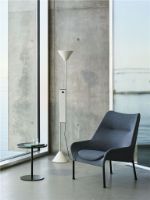 Bild von HAY O2 Lounge Chair H: 97,5 cm - Schwarz pulverbeschichteter Stahl/Soft Grey