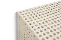 Bild von HAY Perforated Wall Cabinet Small 45x89 cm - Stahl/Eierschale
